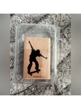 Stampin’ Up! Extreme Skateboarder 2009 Stamp Retired